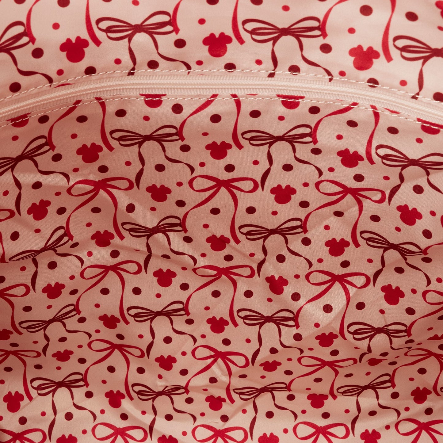Loungefly Minnie Mouse Rocks the Dots Coquette Tote Bag