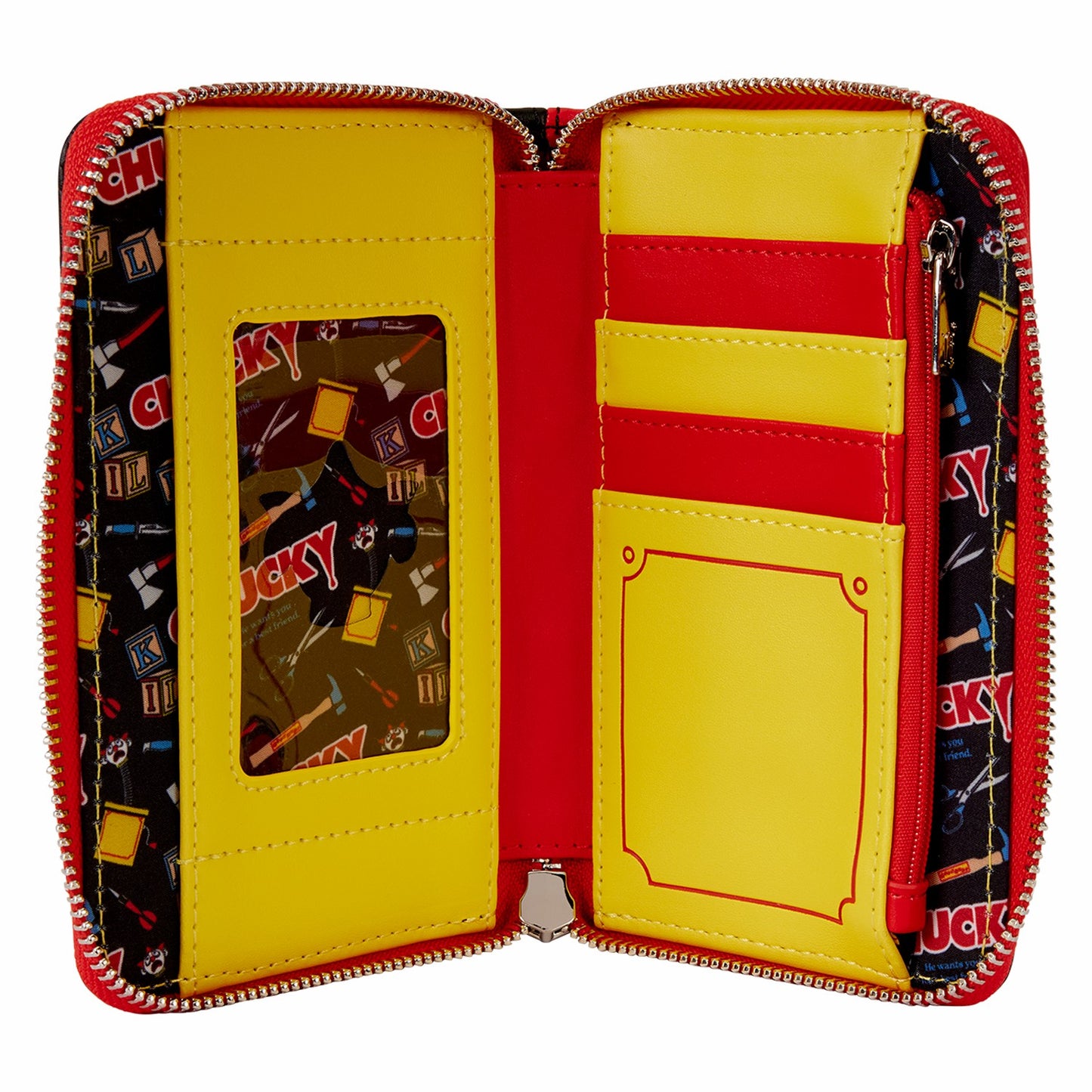 Loungefly Chucky Clown Cosplay Zip Around Wallet