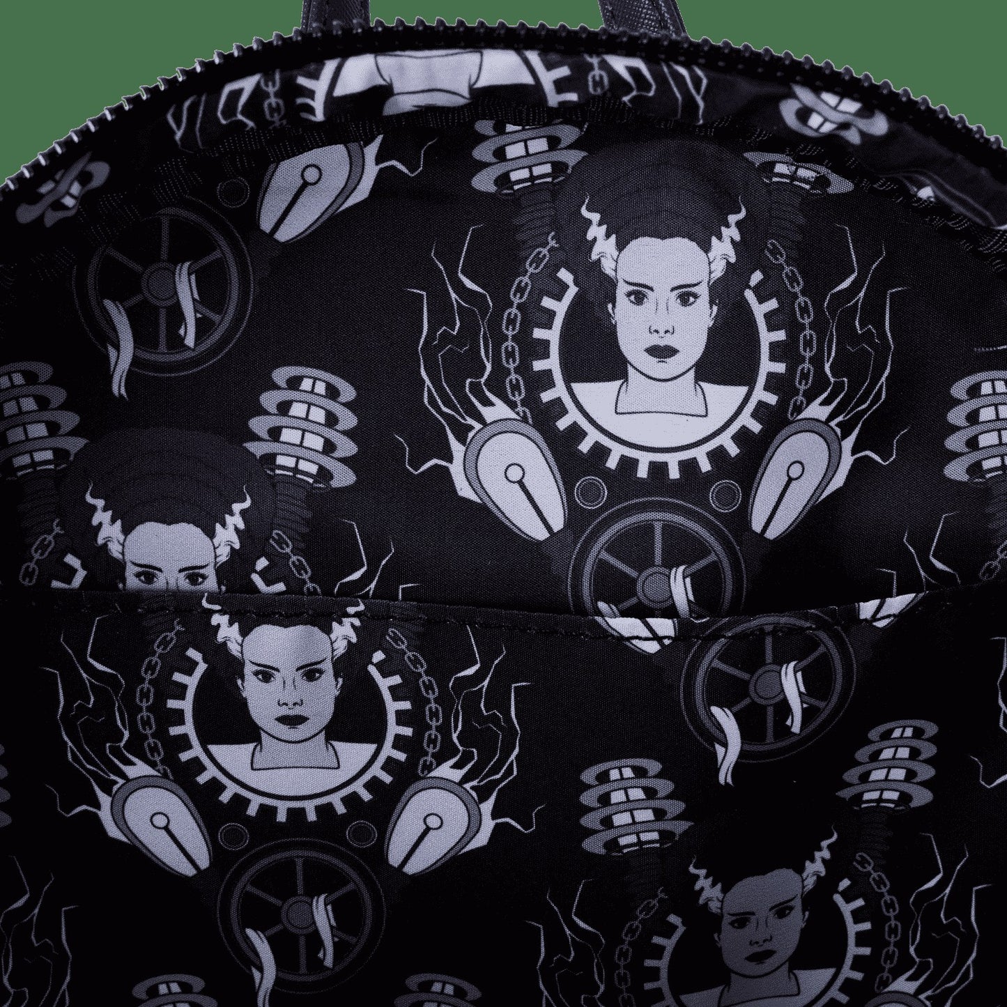 Loungefly Universal Monsters Exclusive The Bride Of Frankenstein Glow Mini Backpack