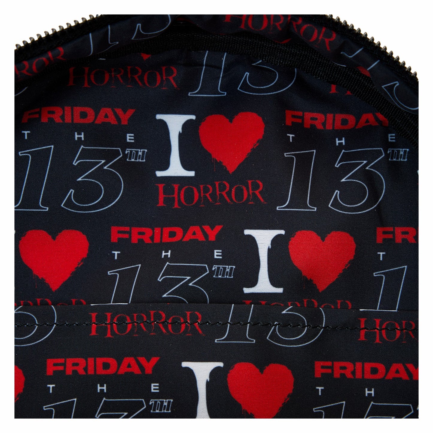 Loungefly I Heart Horror Friday The 13th Mini Backpack