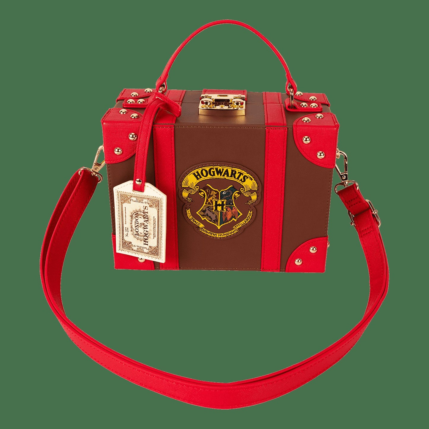Loungefly Harry Potter Hogwarts Express Luggage Trunk Crossbody Bag