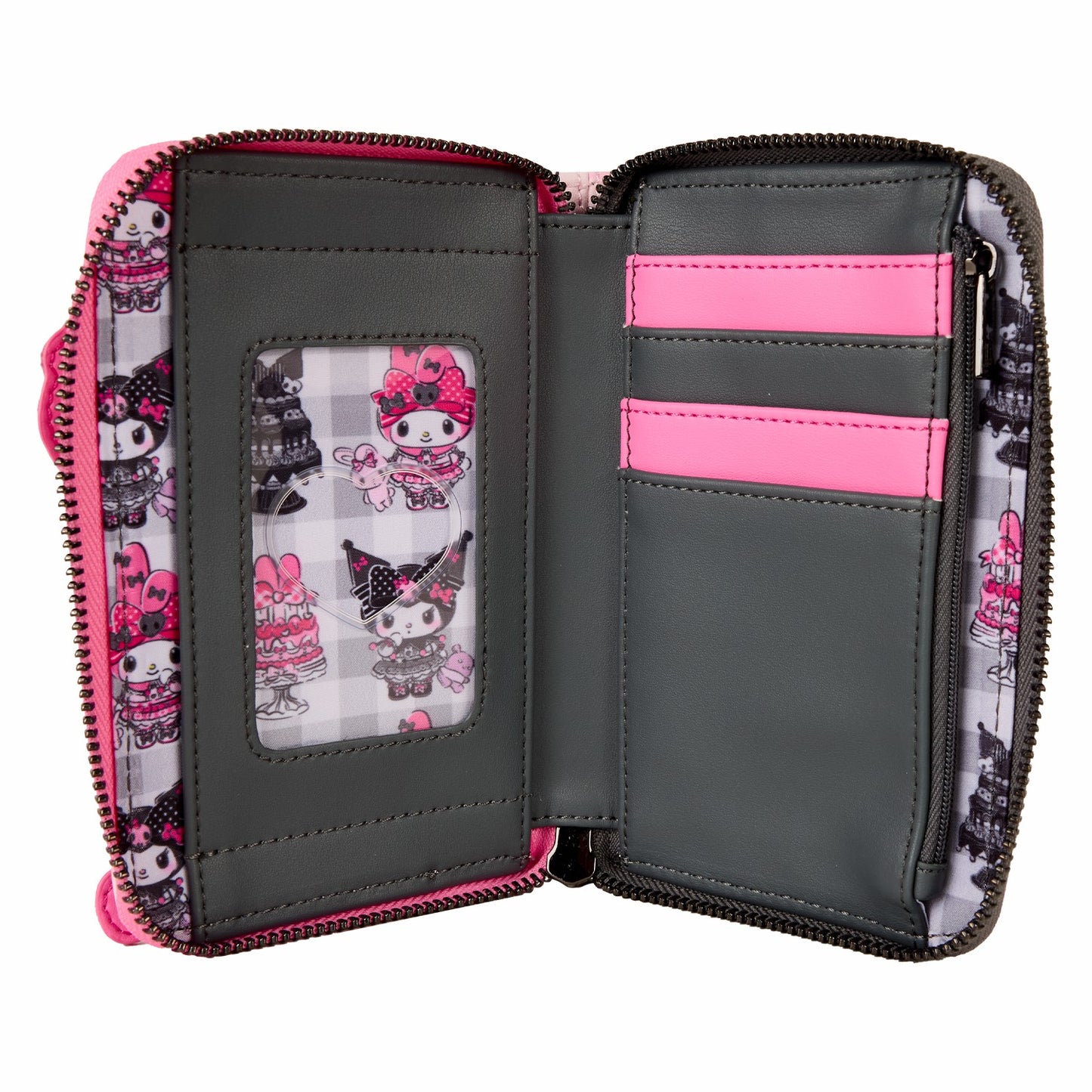 Loungefly Sanrio My Melody & Kuromi Zip Around Wallet
