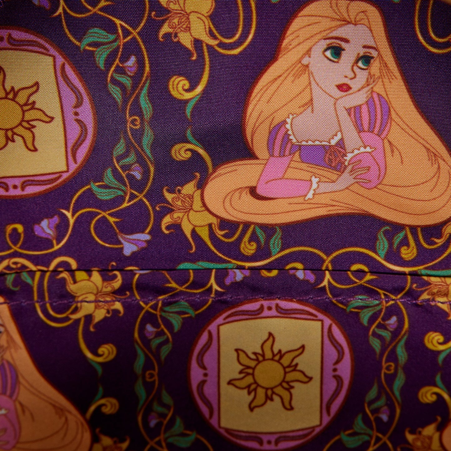 Loungefly Tangled Rapunzel Exclusive Lanterns Quilted Mini Backpack