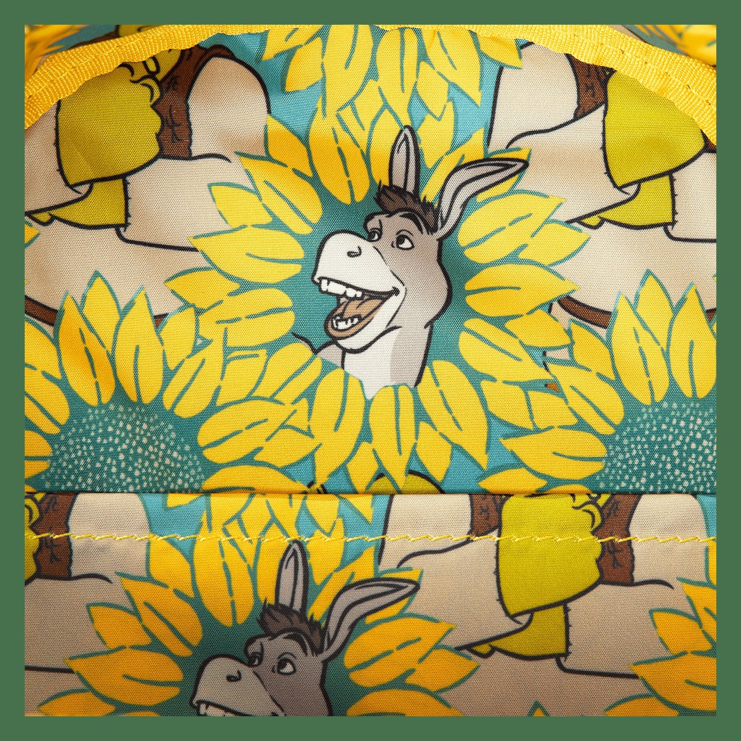 Loungefly Shrek & Donkey Sunflower Field Mini Backpack
