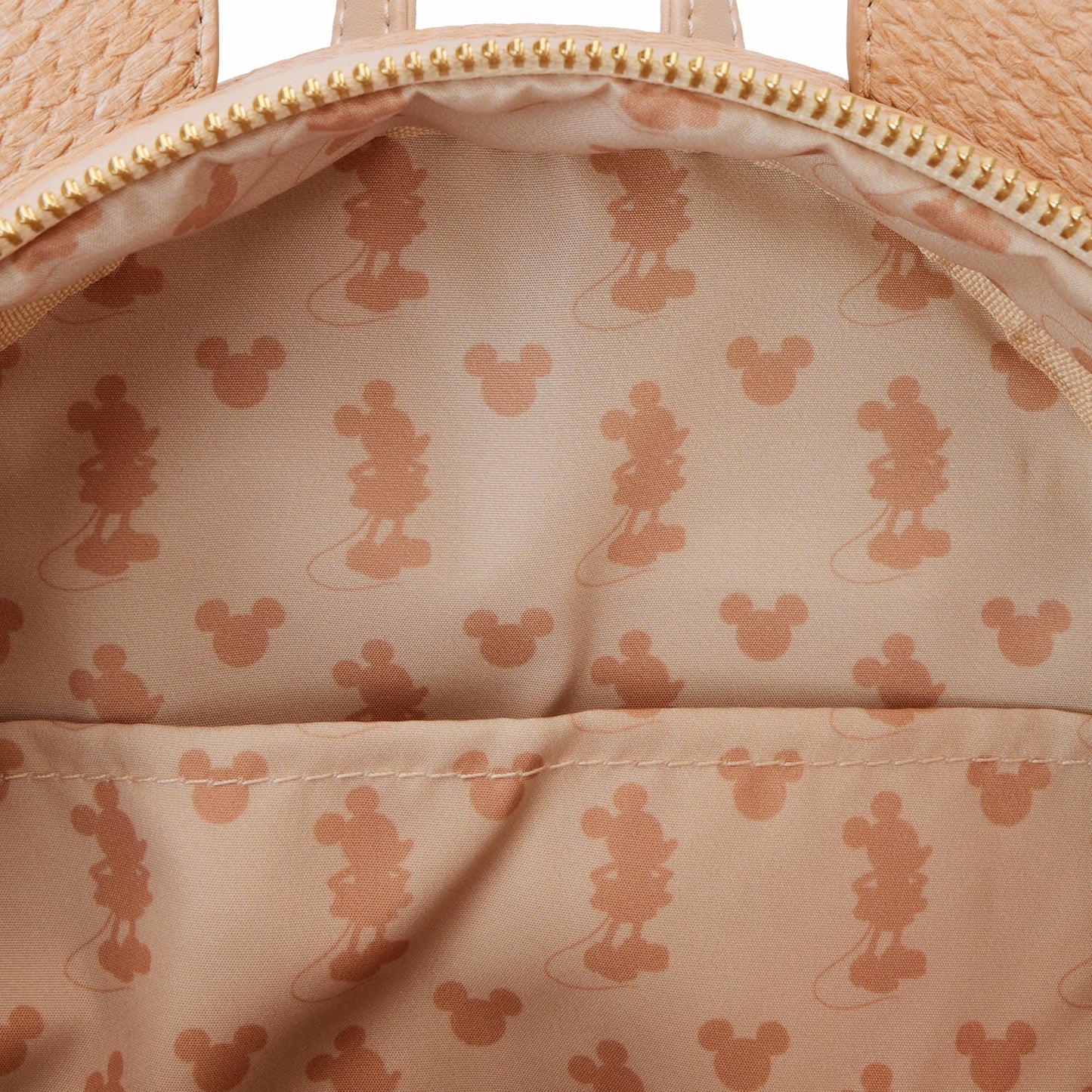 Loungefly Mickey Mouse Woven Texture Mini Backpack