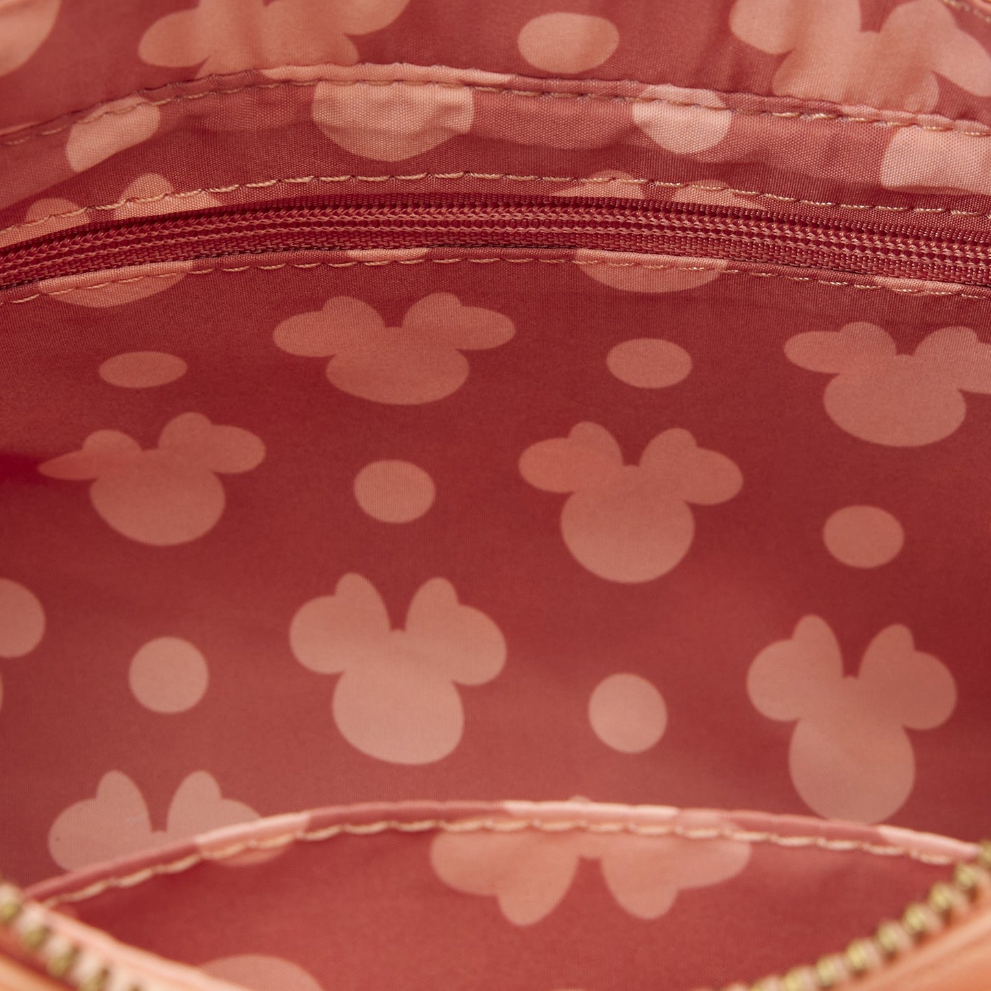 Loungefly Minnie Mouse Exclusive Coral Crossbody Bag