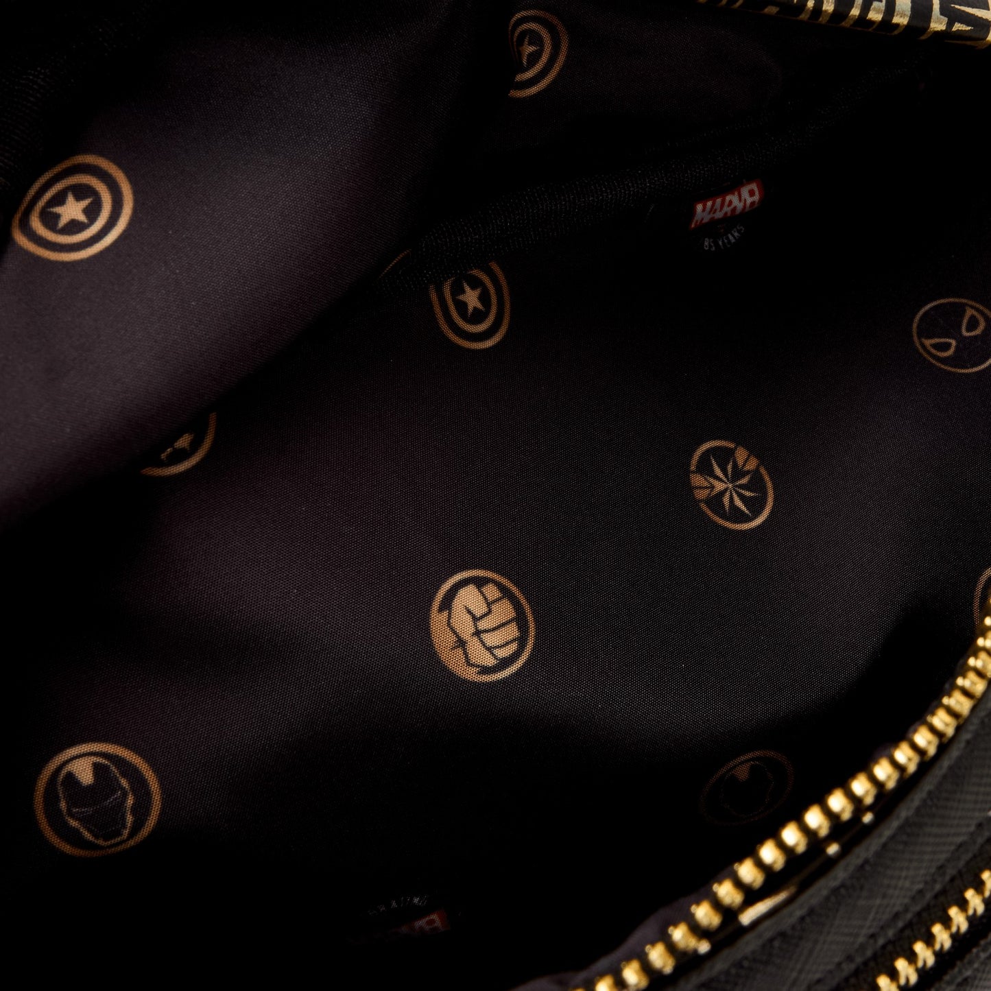 Loungefly Marvel 85th Anniversary All-Over Print Logo Convertible Belt Bag