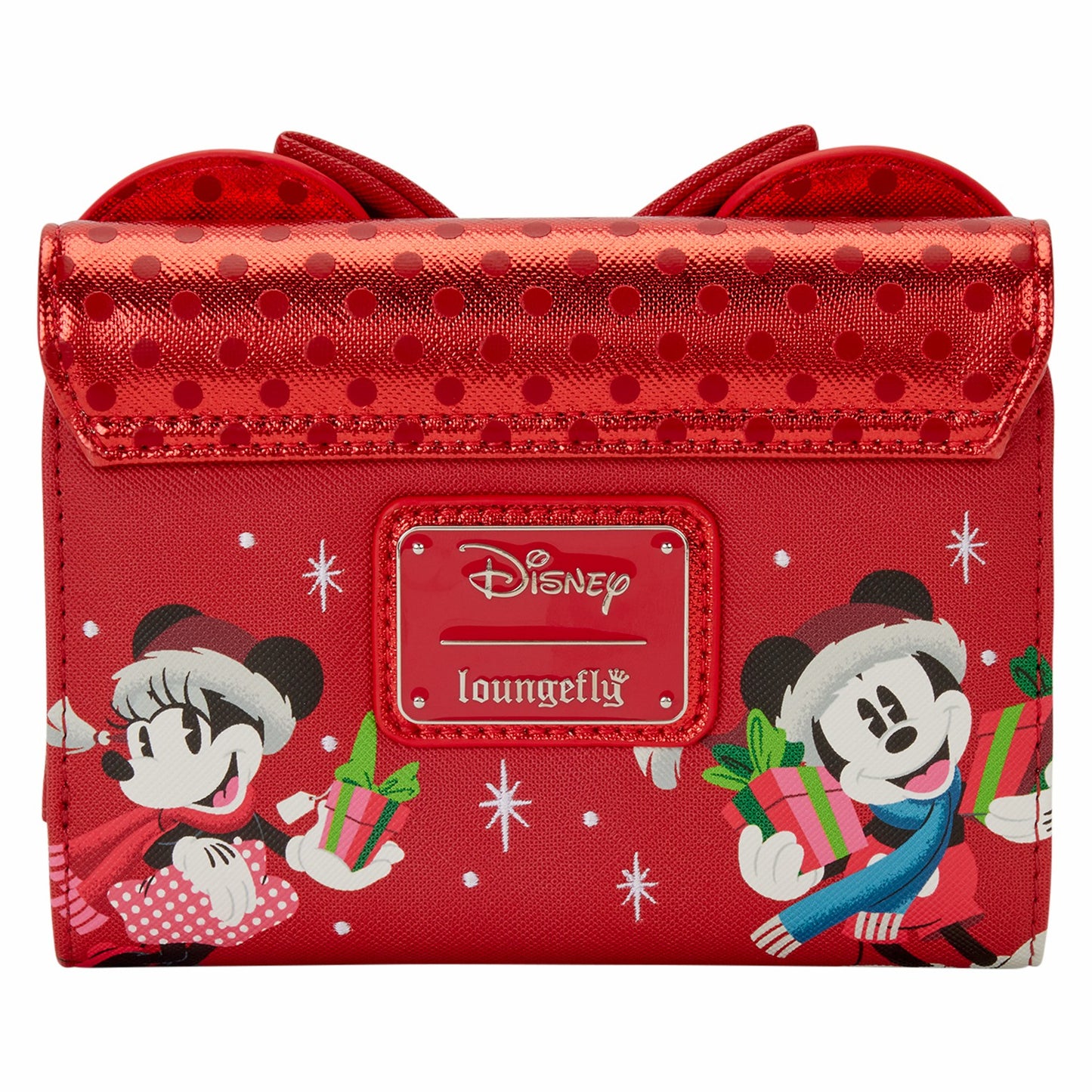 Loungefly Minnie Mouse Exclusive Holiday Ornaments Wallet