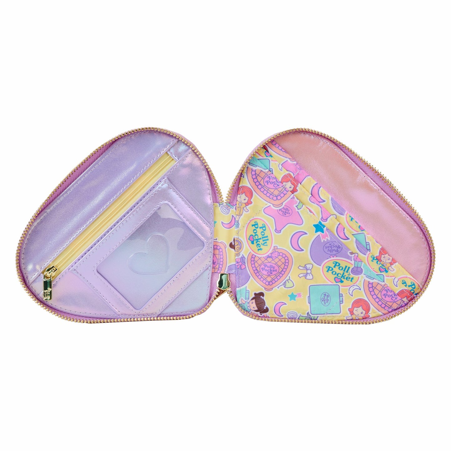 Loungefly Polly Pocket Compact Playset Figural Zip Around Wallet