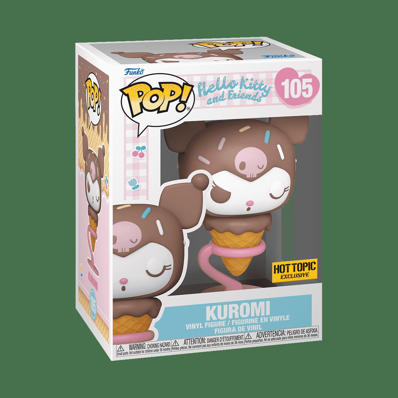 Loungefly Pop! Kuromi as Ice Cream Cone | Funko