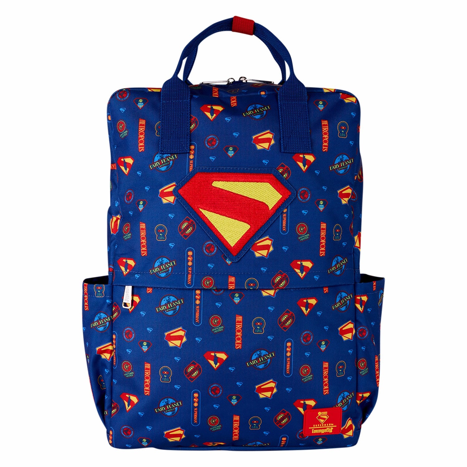 Loungefly Superman All-Over Print Full-Size Backpack