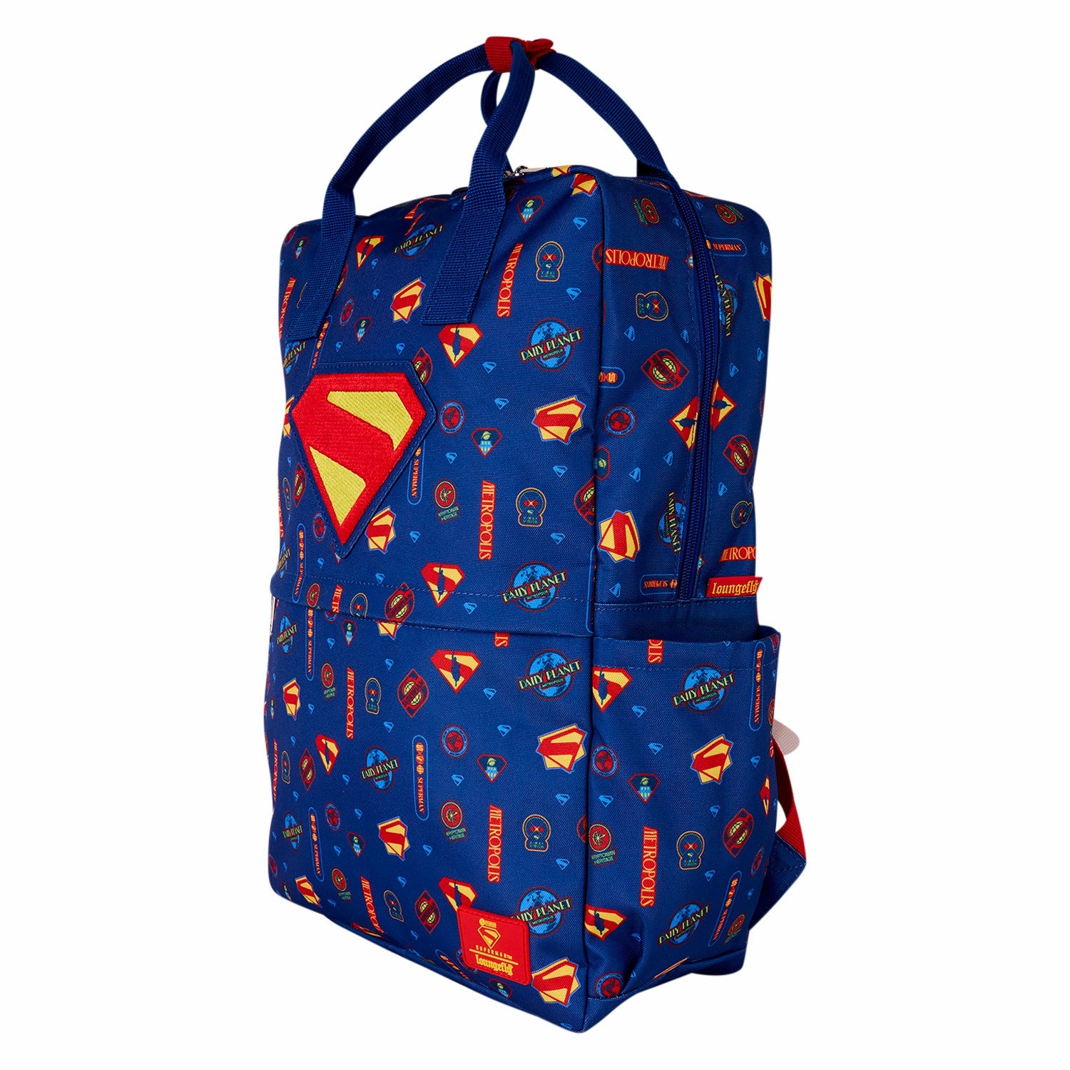 Loungefly Superman All-Over Print Full-Size Backpack