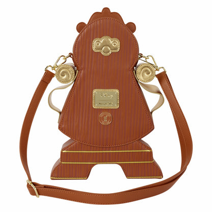 Loungefly D23 Exclusive Beauty and the Beast Cogsworth Figural Crossbody Bag