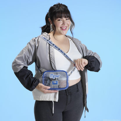 Loungefly NBA Dallas Mavericks Clear Crossbody Stadium Bag