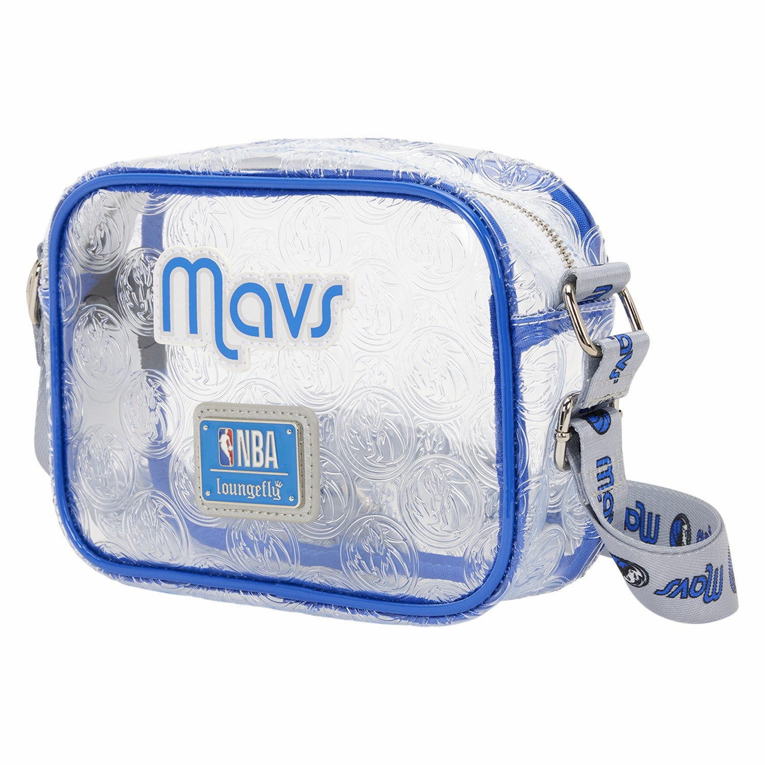 Loungefly NBA Dallas Mavericks Clear Crossbody Stadium Bag