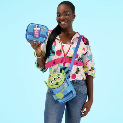 Loungefly Toy Story 30th Anniversary Aliens Crossbuddies® Cosplay Crossbody Bag with Coin Bag