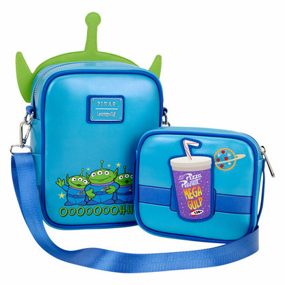Loungefly Toy Story 30th Anniversary Aliens Crossbuddies® Cosplay Crossbody Bag with Coin Bag