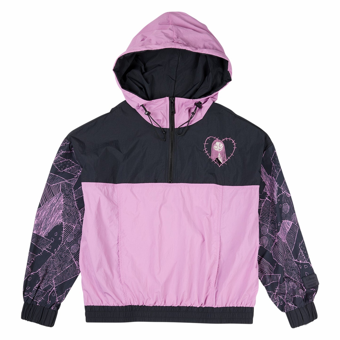 Loungefly The Nightmare Before Christmas Sally Half-Zip Unisex Windbreaker