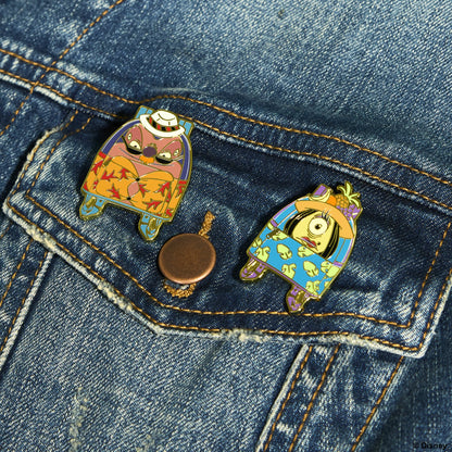Loungefly D23 Exclusive Lilo & Stitch Jumba and Pleakley 2-Pack Pin Set