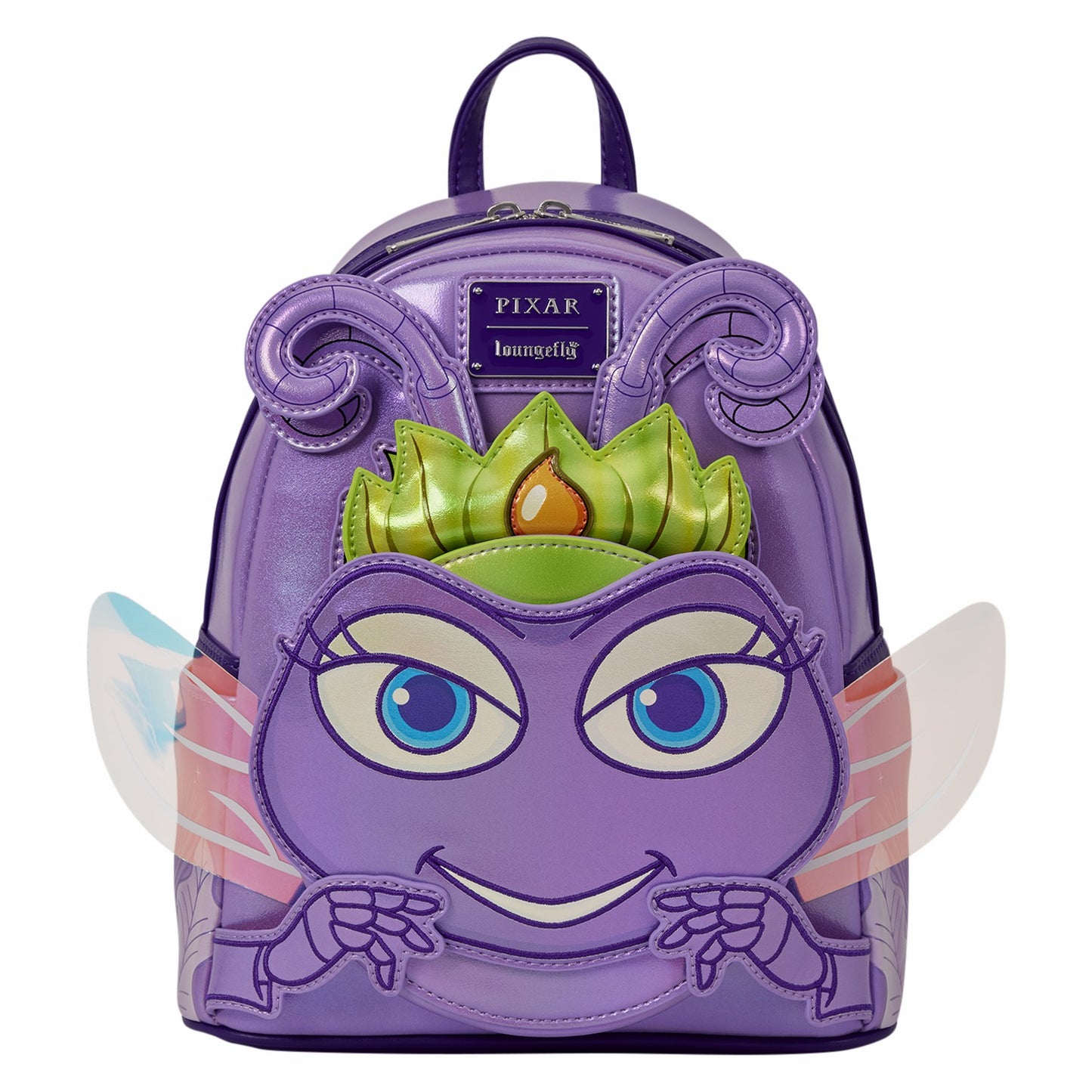 Loungefly A Bug's Life Atta Cosplay Mini Backpack with Ear Headband