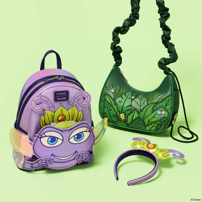 Loungefly A Bug's Life Atta Cosplay Mini Backpack with Ear Headband