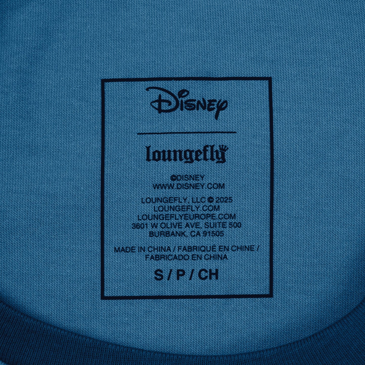 Loungefly Pinocchio Blue Fairy Unisex Raglan Tee