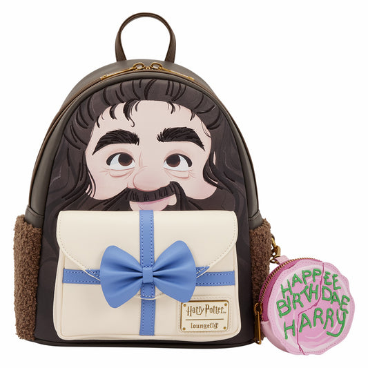 Loungefly Harry Potter Hagrid Birthday Cake Cosplay Mini Backpack with Coin Bag
