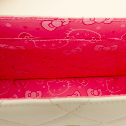 Loungefly Sanrio Hello Kitty Exclusive Quilted Pearl Handle Crossbody Bag