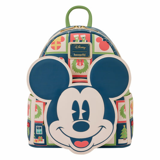 Loungefly Mickey Mouse Holiday Mini Backpack