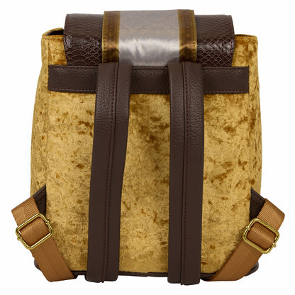 Loungefly Exclusive Harry Potter Hufflepuff Banner Velvet Mini Backpack