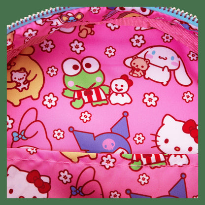 Loungefly Sanrio Hello Kitty & Tiny Chum Bear Sherpa Mini Backpack