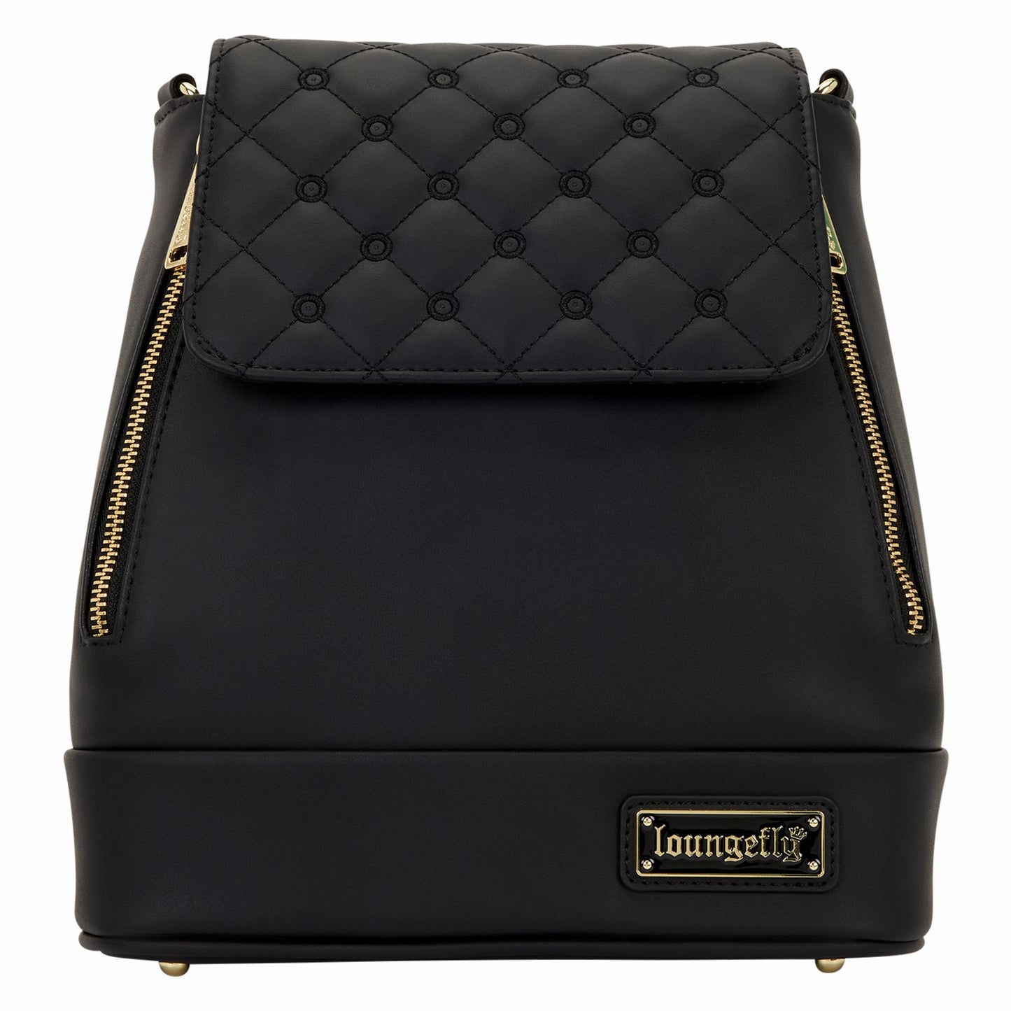Loungefly Loungefly The Lilly Black Convertible Mini Backpack & Crossbody Pin Trader Bag