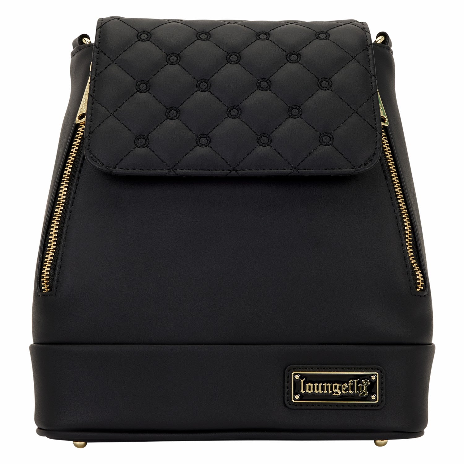 Loungefly Loungefly The Lilly Black Convertible Mini Backpack & Crossbody Pin Trader Bag