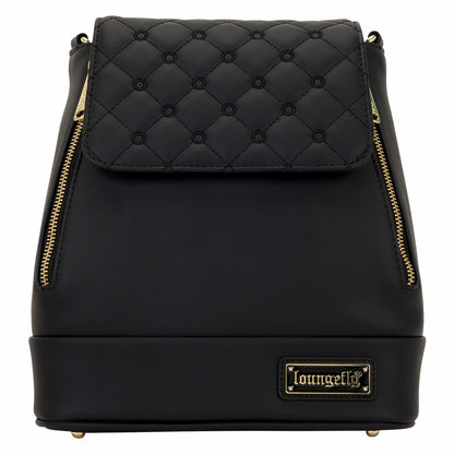 Loungefly Loungefly The Lilly Black Convertible Mini Backpack & Crossbody Pin Trader Bag