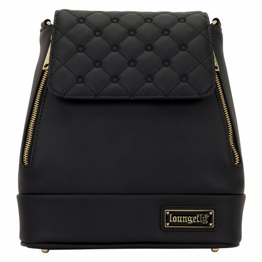 Loungefly Loungefly The Lilly Black Convertible Mini Backpack & Crossbody Pin Trader Bag