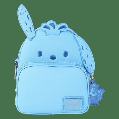 Loungefly Sanrio Pochacco Monochrome Cosplay Convertible Mini Backpack & Crossbody Bag