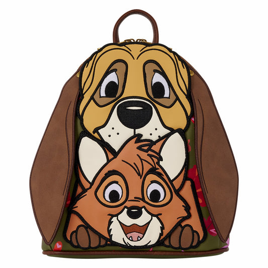 Loungefly D23 Exclusive The Fox and the Hound Tod & Copper Cosplay Mini Backpack