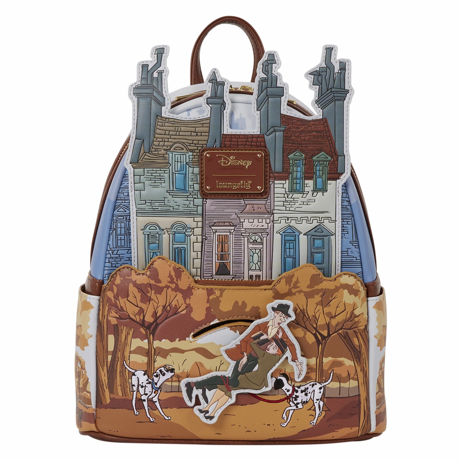 Loungefly 101 Dalmatians Roger & Anita Scene Mini Backpack