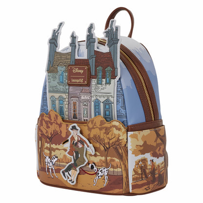 Loungefly 101 Dalmatians Roger & Anita Scene Mini Backpack
