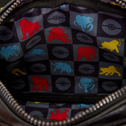 Loungefly Pokémon Legendary Birds and Beasts Sling Crossbody Bag with Coin Bag