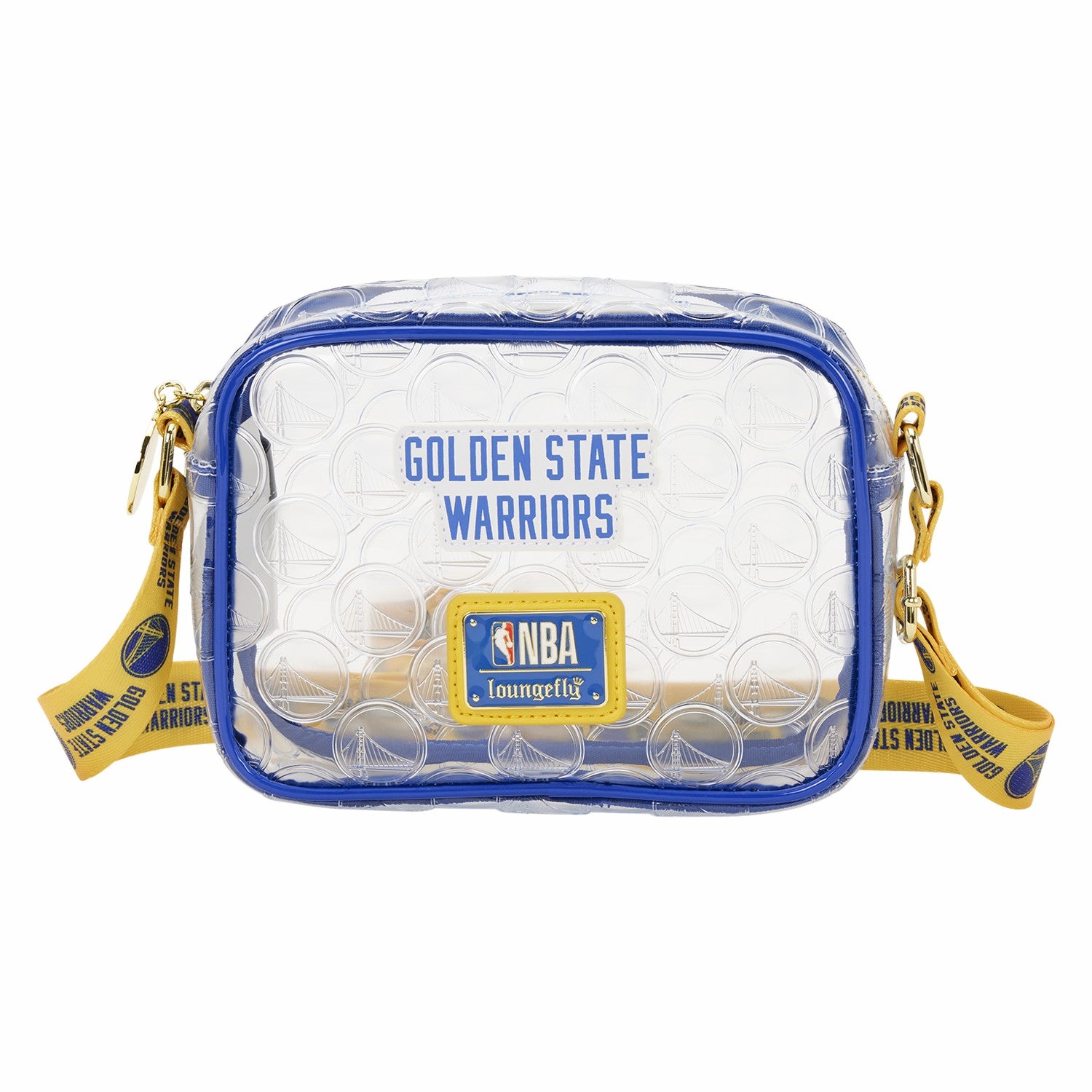 Loungefly NBA Golden State Warriors Clear Crossbody Stadium Bag