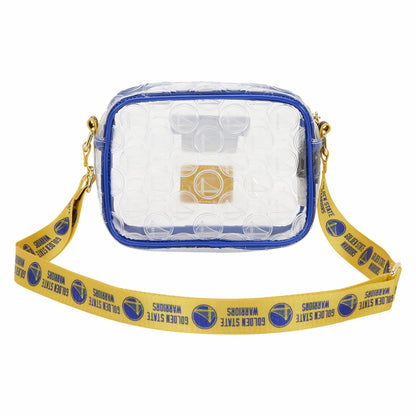 Loungefly NBA Golden State Warriors Clear Crossbody Stadium Bag