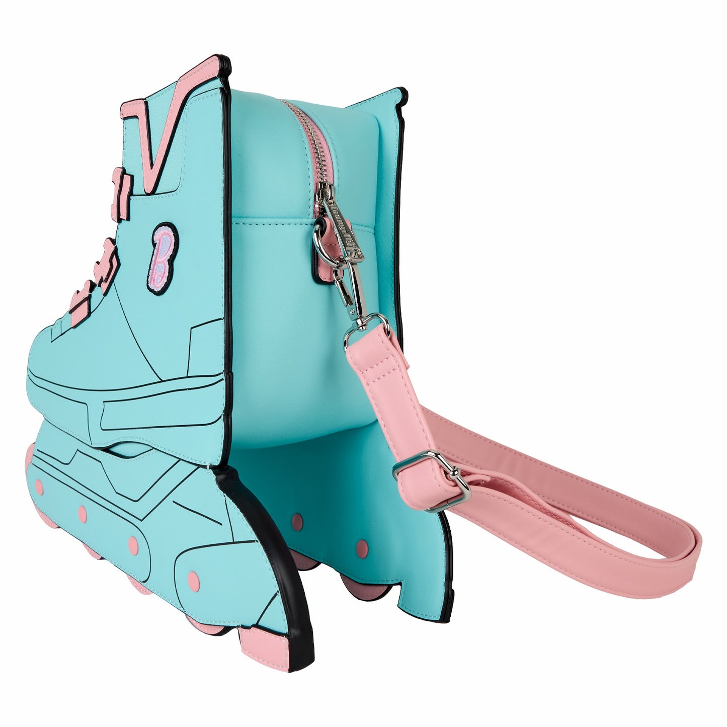 Loungefly Classic Barbie Figural Skate Crossbody Bag