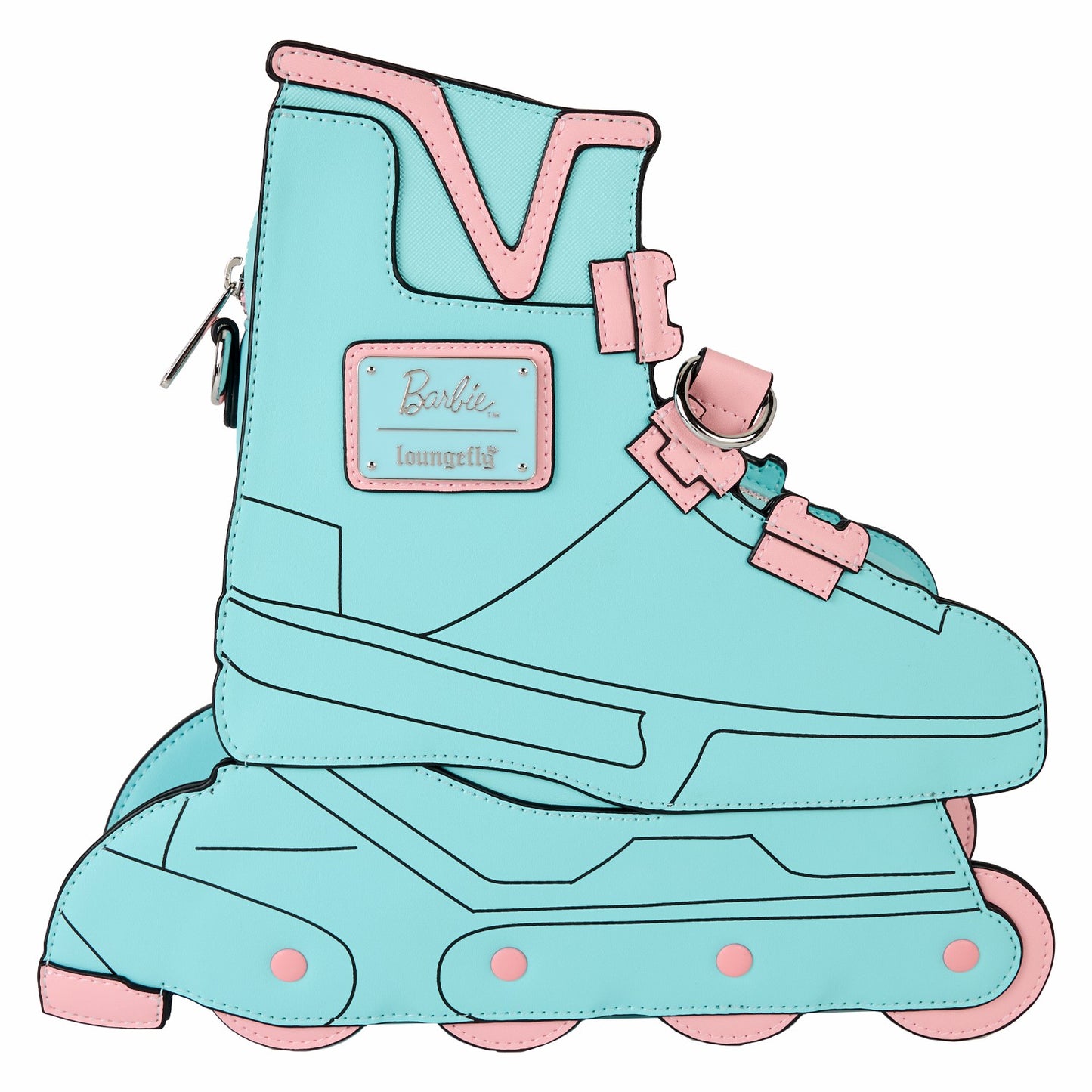 Loungefly Classic Barbie Figural Skate Crossbody Bag