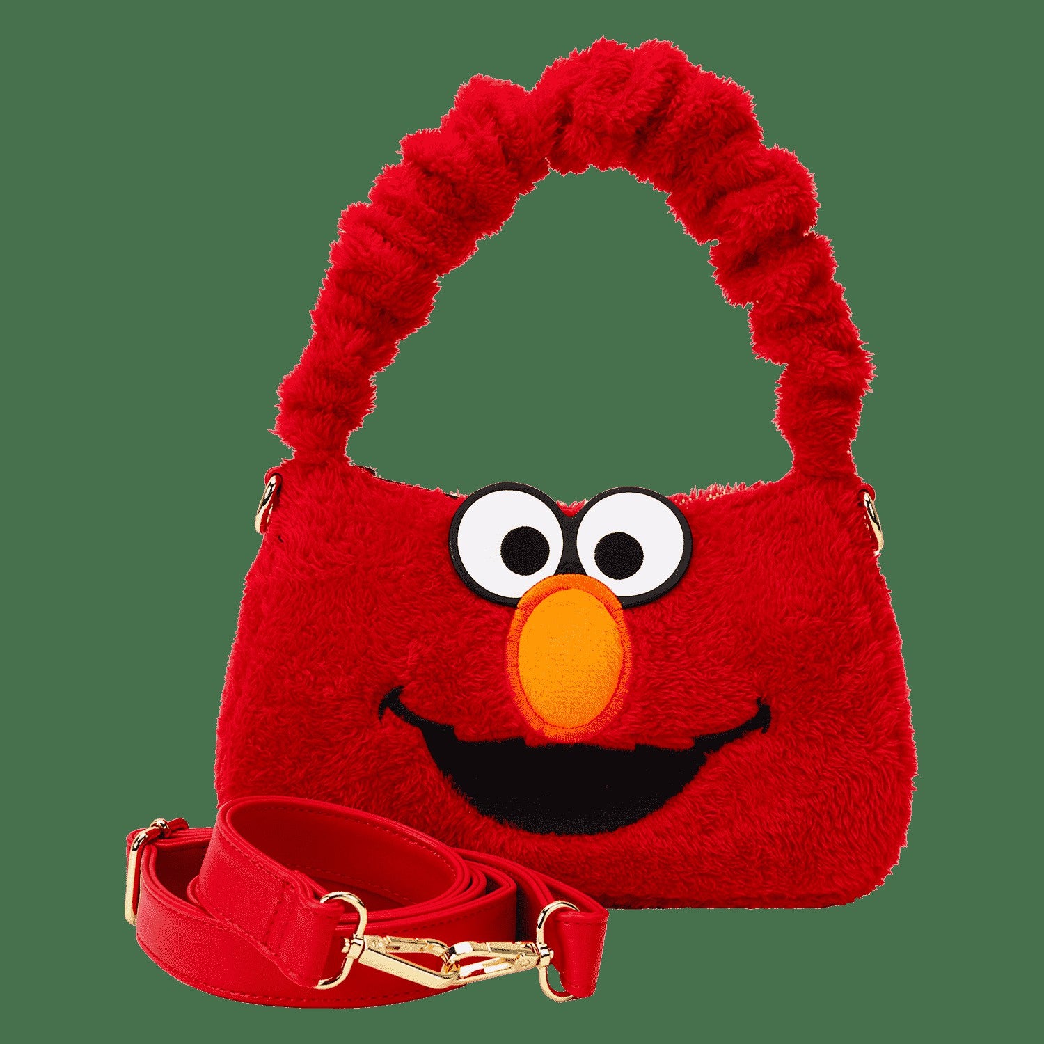 Loungefly Sesame Street Elmo Plush Cosplay Crossbody Bag