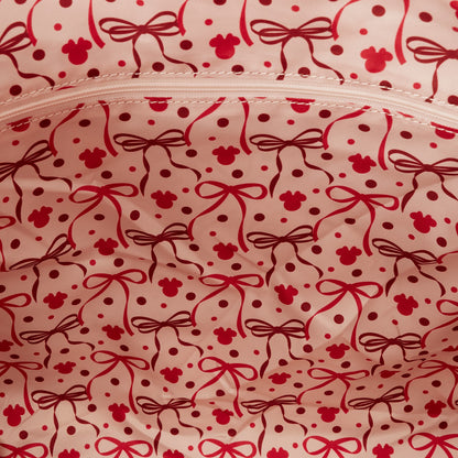 Loungefly Minnie Mouse Rocks the Dots Coquette Tote Bag