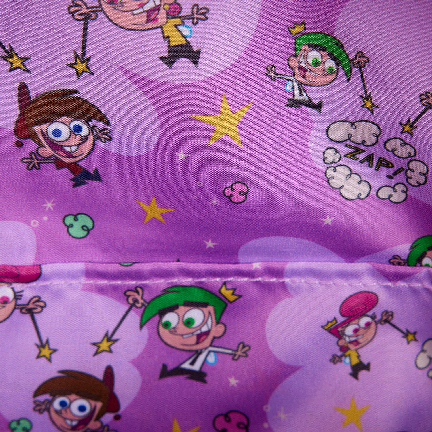 Loungefly The Fairly OddParents Exclusive Triple Pocket Glow Midi Backpack