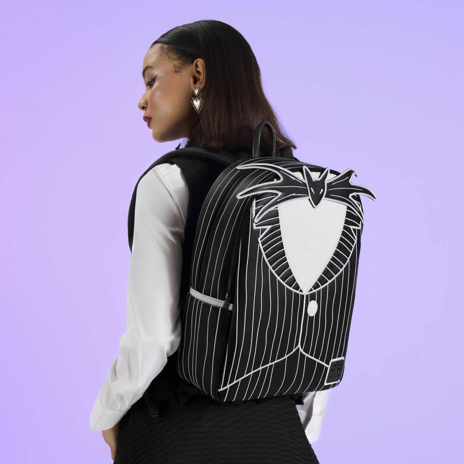 Loungefly The Nightmare Before Christmas Jack Skellington Cosplay Full-Size Glow Backpack