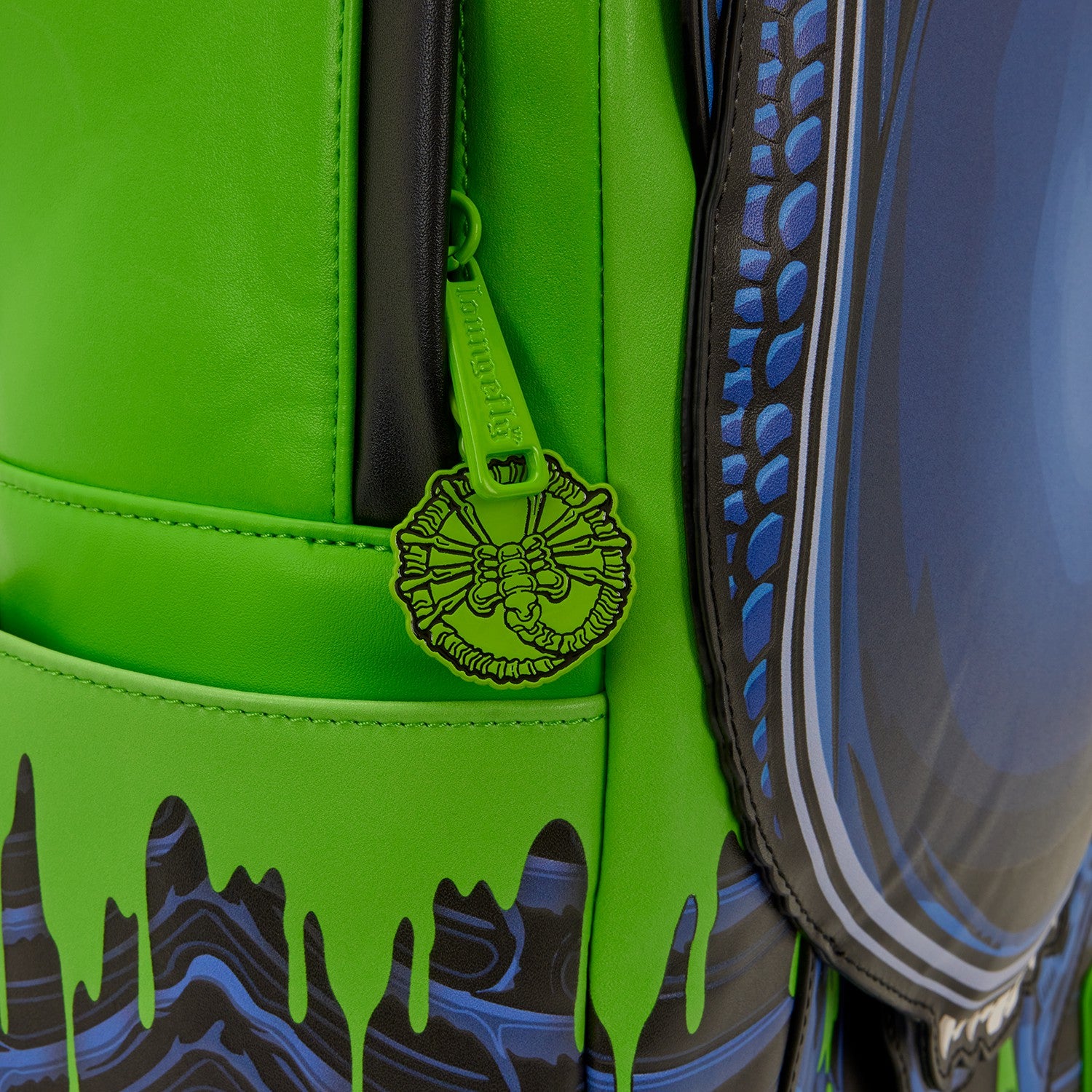 Loungefly Alien Xenomorph Cosplay Glow Full-Size Backpack