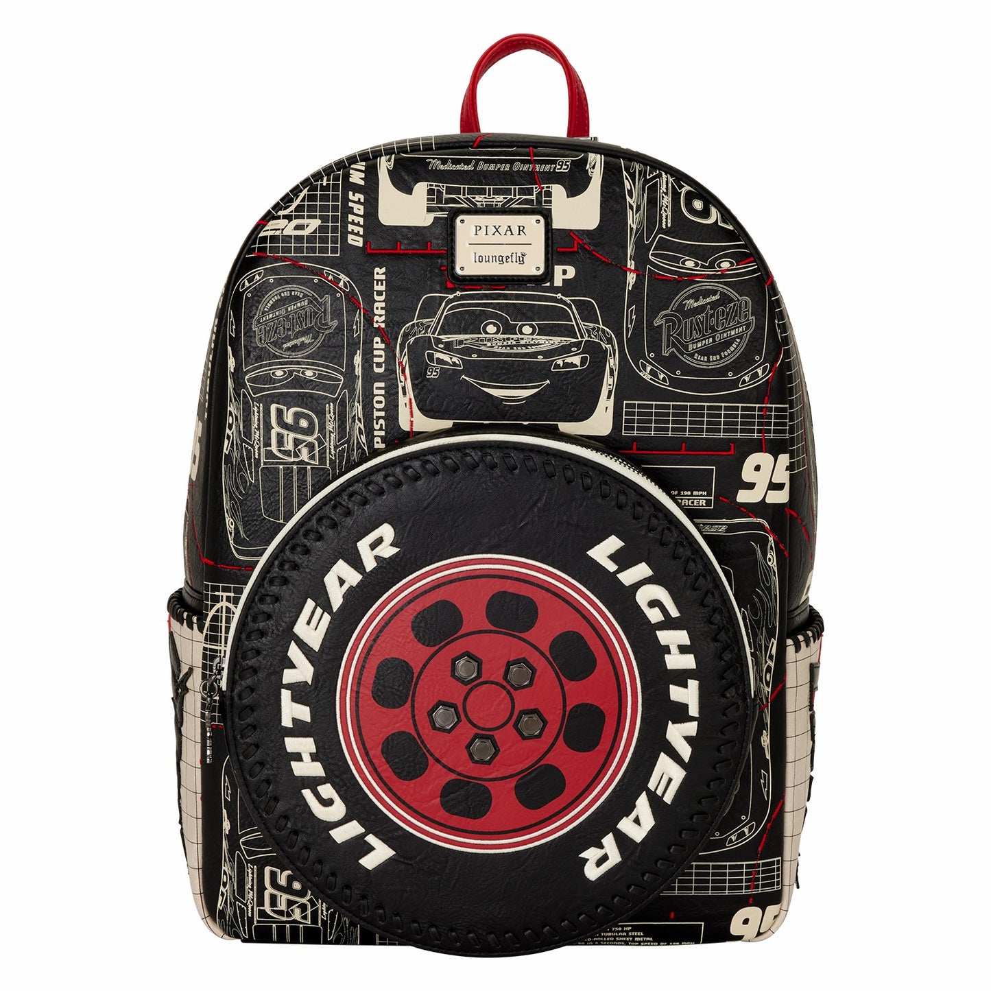 Loungefly Cars Lightning McQueen Full-Size Backpack